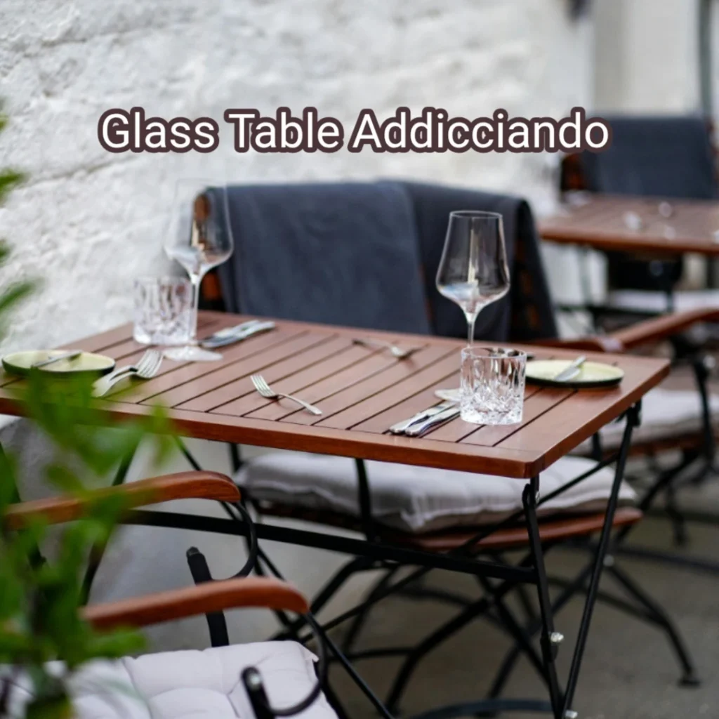 Transform Your Space Glass Table Addicciando: The Masterpiece of Modern Home Decor